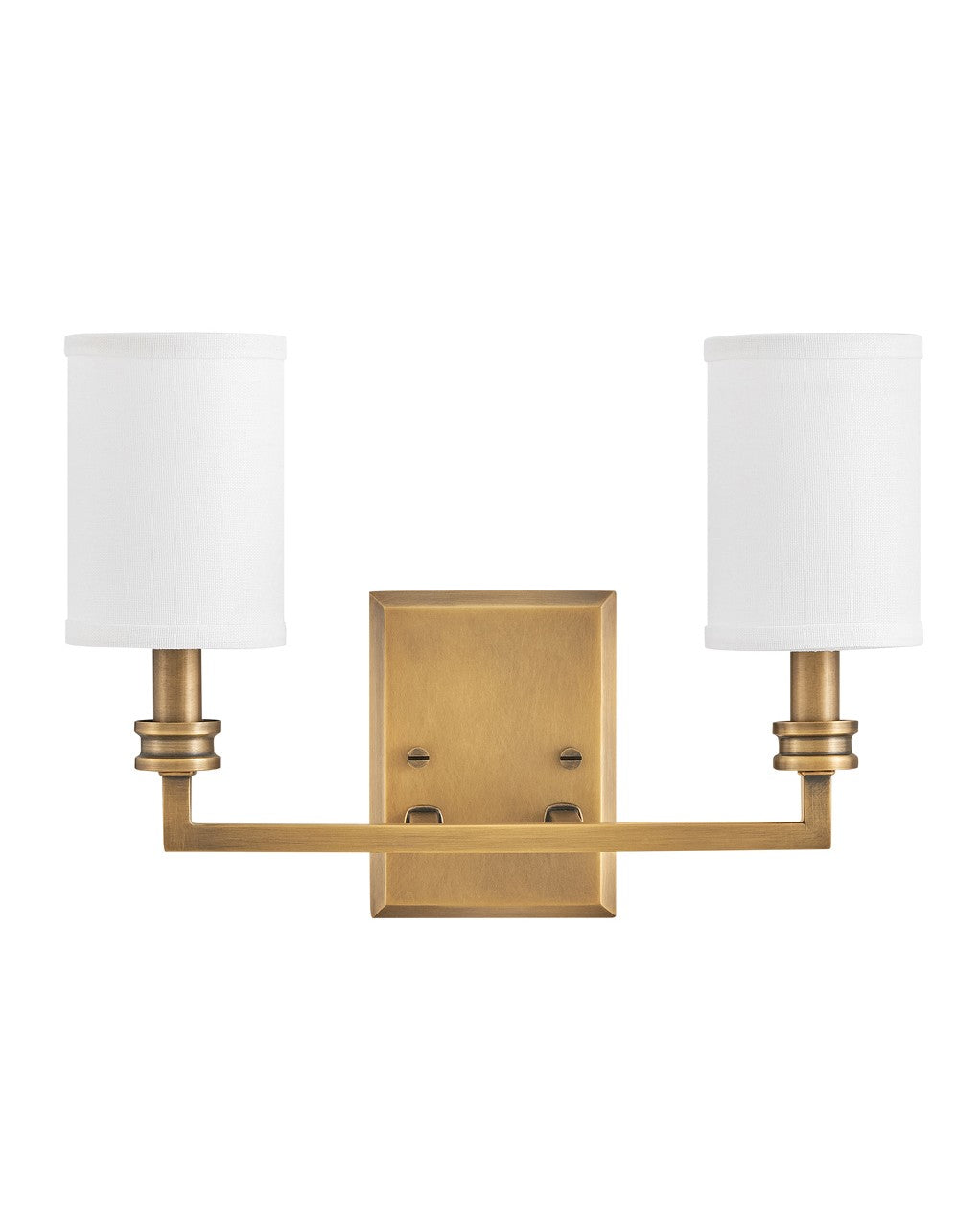 Moore LED Wall Sconce in Heritage Brass