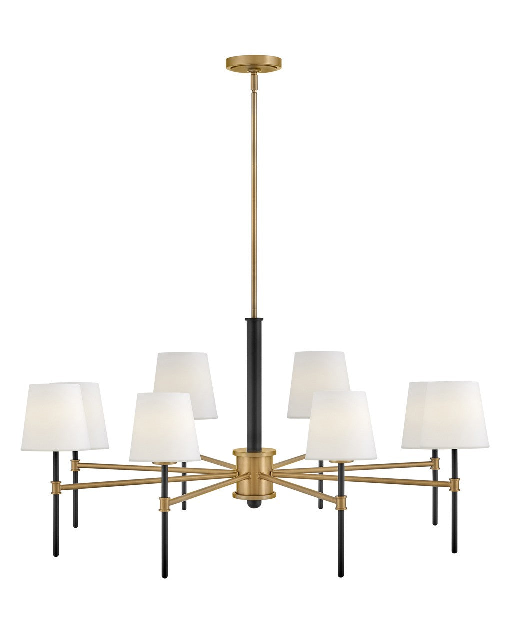 Saunders LED Chandelier in Black