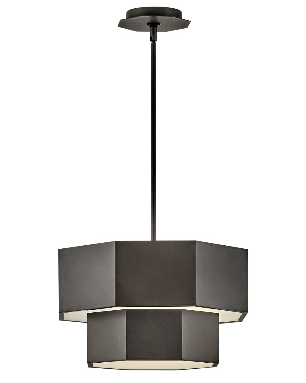 Facet LED Convertible Flush Mount in Black Oxide