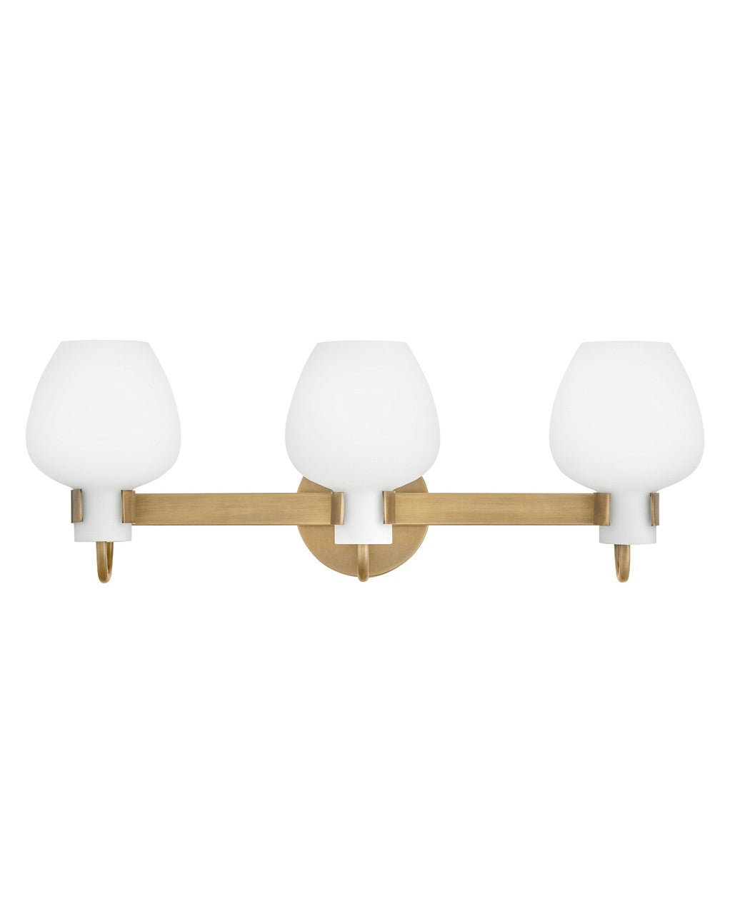 Sylvie LED Vanity in Heritage Brass