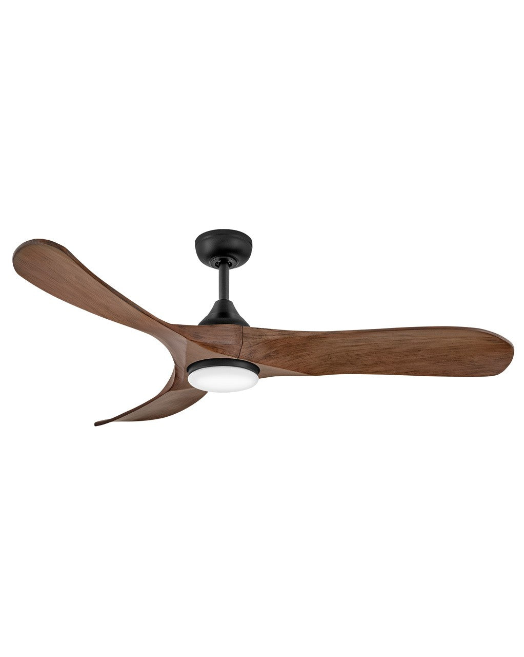 Swell Illuminated 56"Ceiling Fan in Matte Black