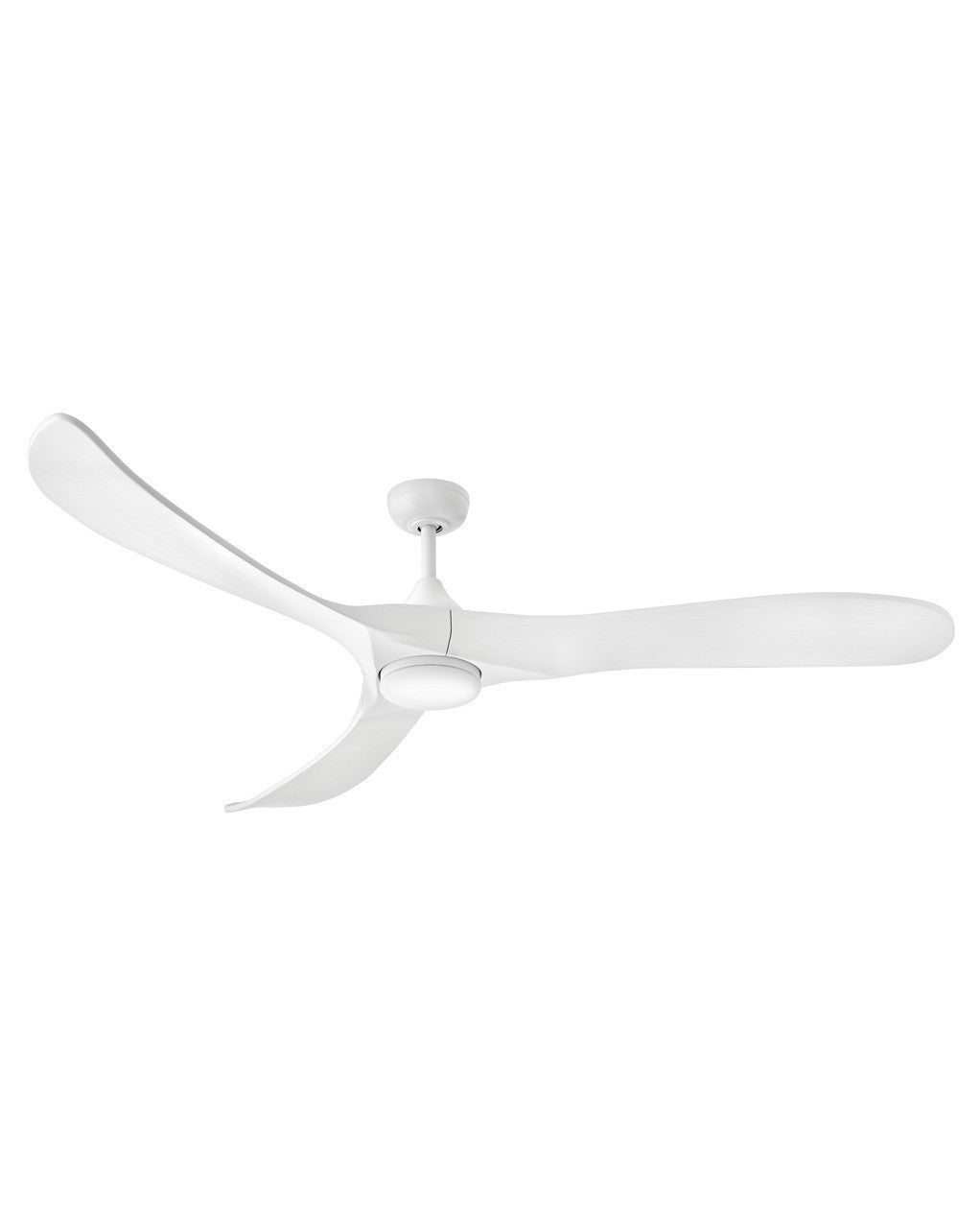Swell Illuminated 72"Ceiling Fan in Matte White