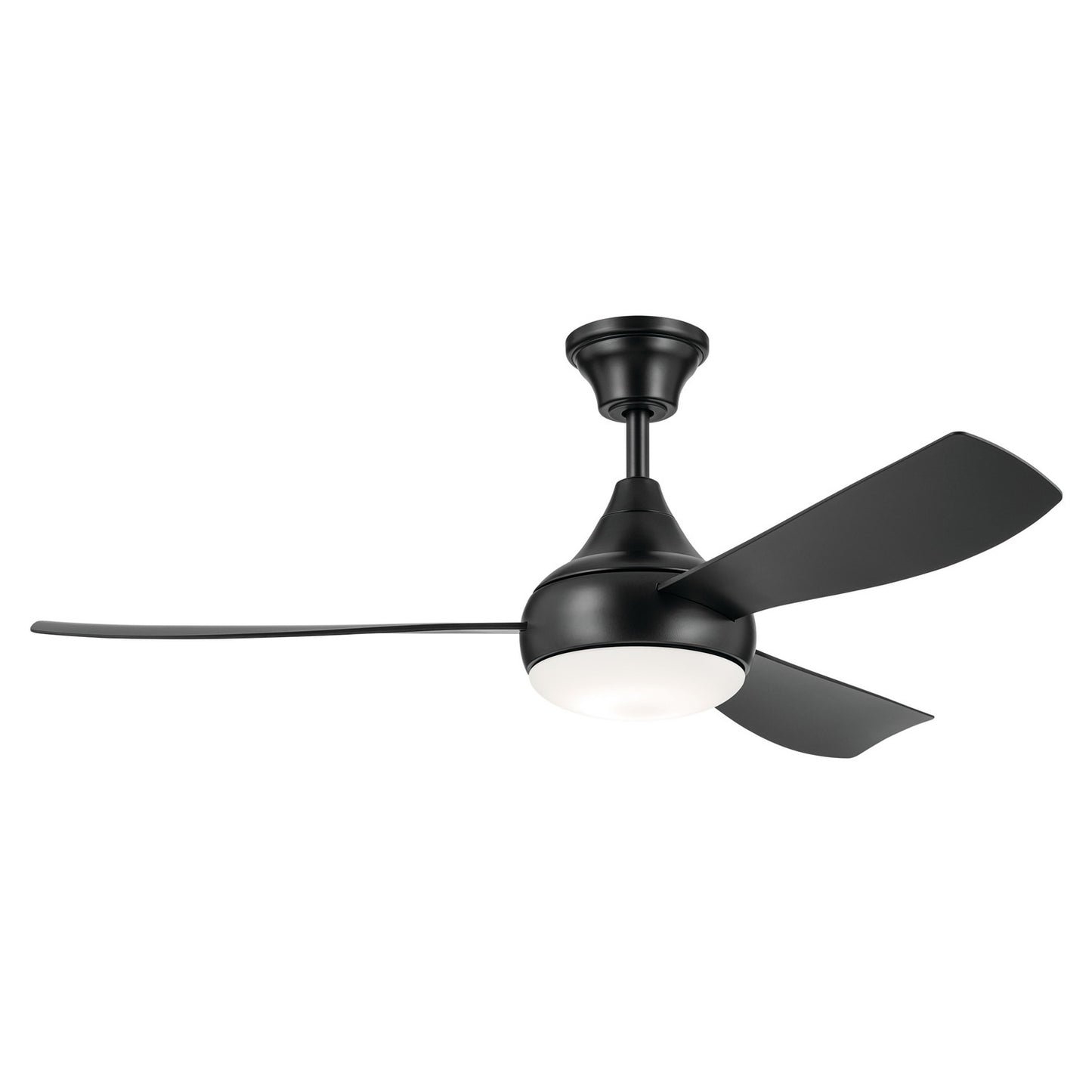 Ample 54"Ceiling Fan in Satin Black
