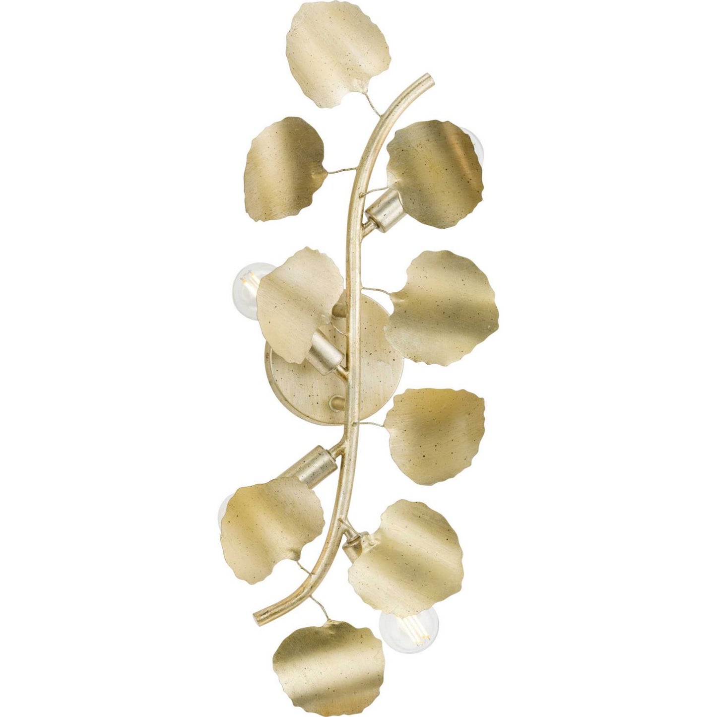 Laurel Four Light Wall Bracket in Gilded Silver