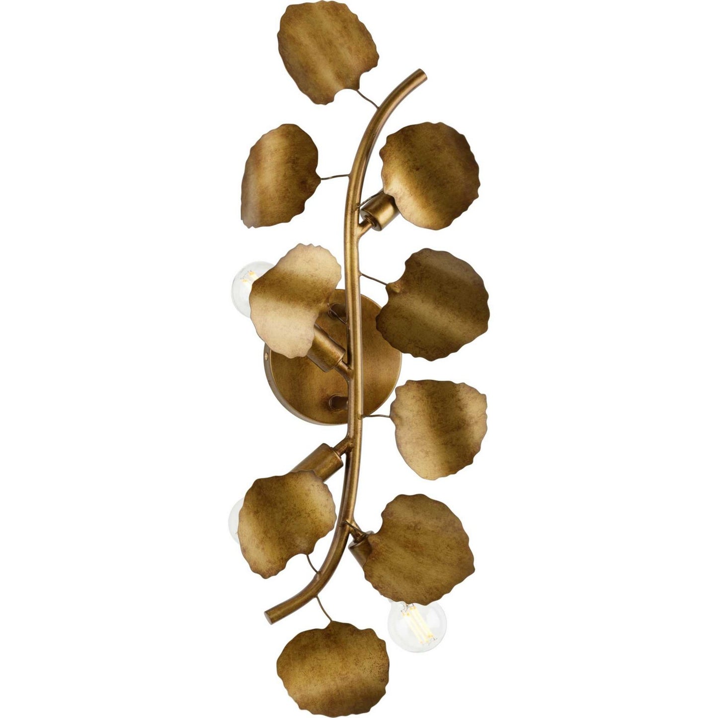 Laurel Four Light Wall Bracket in Gold Ombre