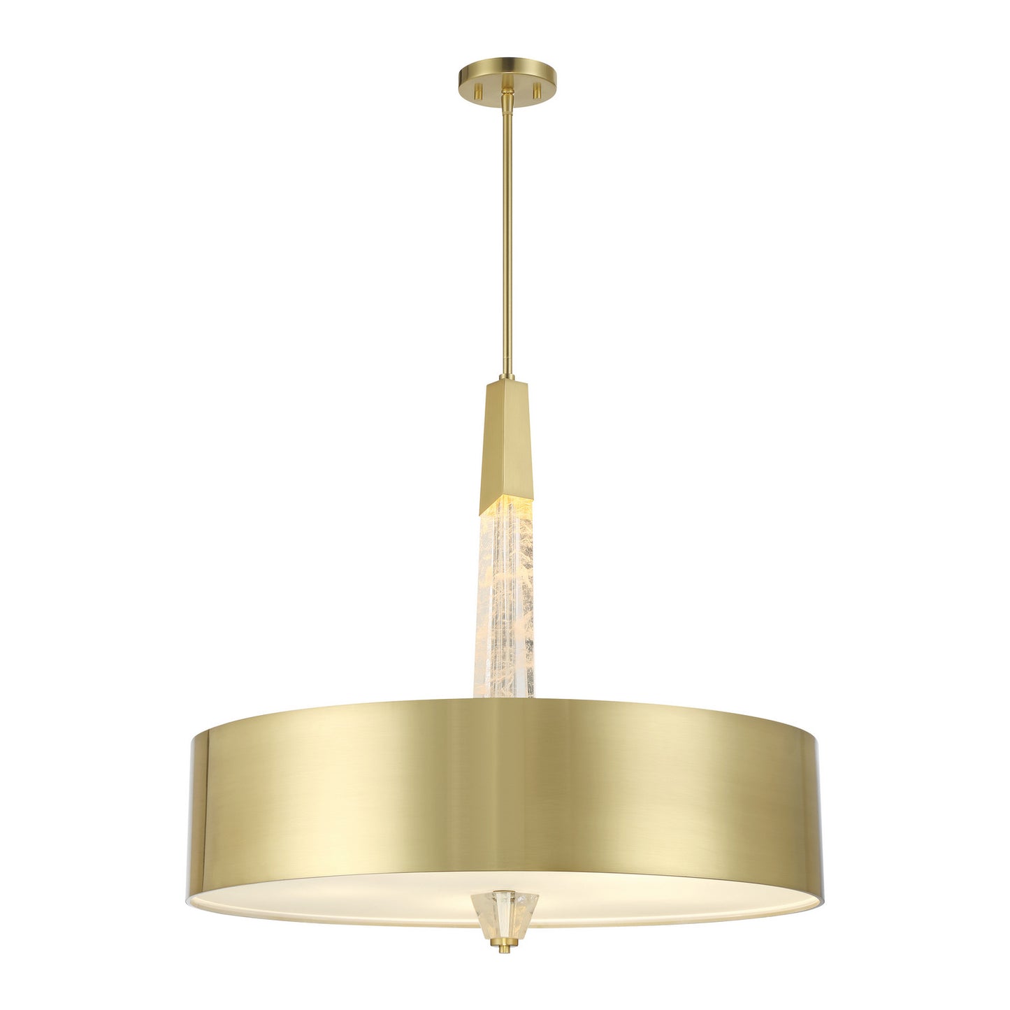 George Kovacs - P1285-859-L - LED Pendant - Drifting Droplets - Brushed Brass