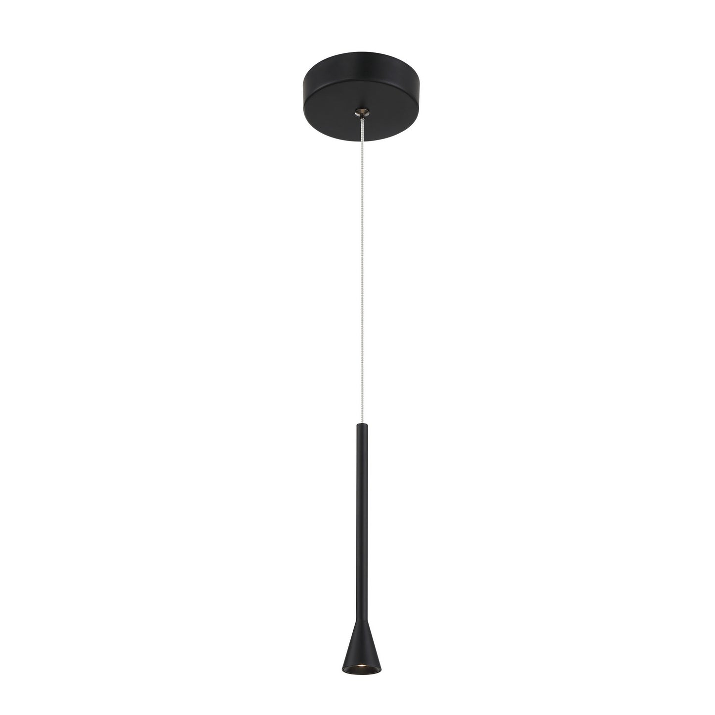 Piccolo LED Mini Pendant in Coal Black