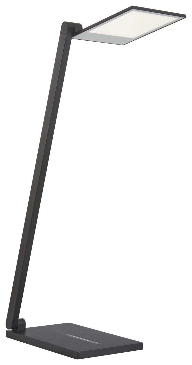 Task Portables LED Table Lamp in Coal Black