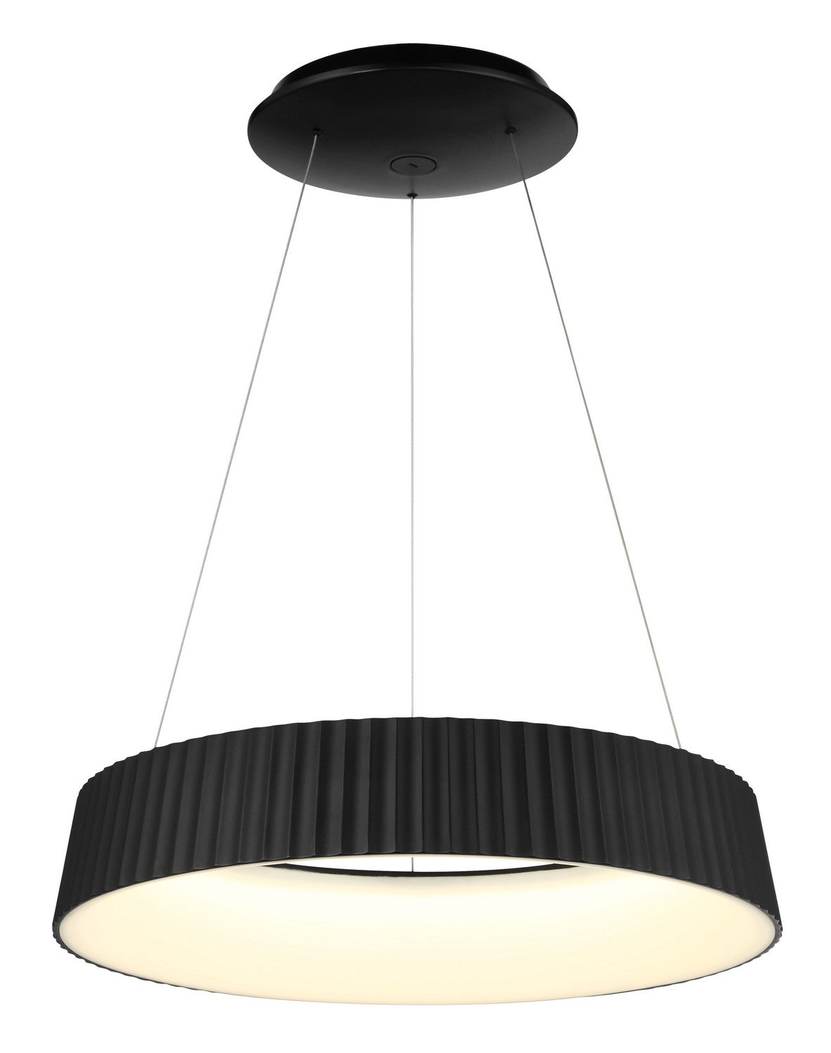 Star Gate LED Pendant in Coal Black