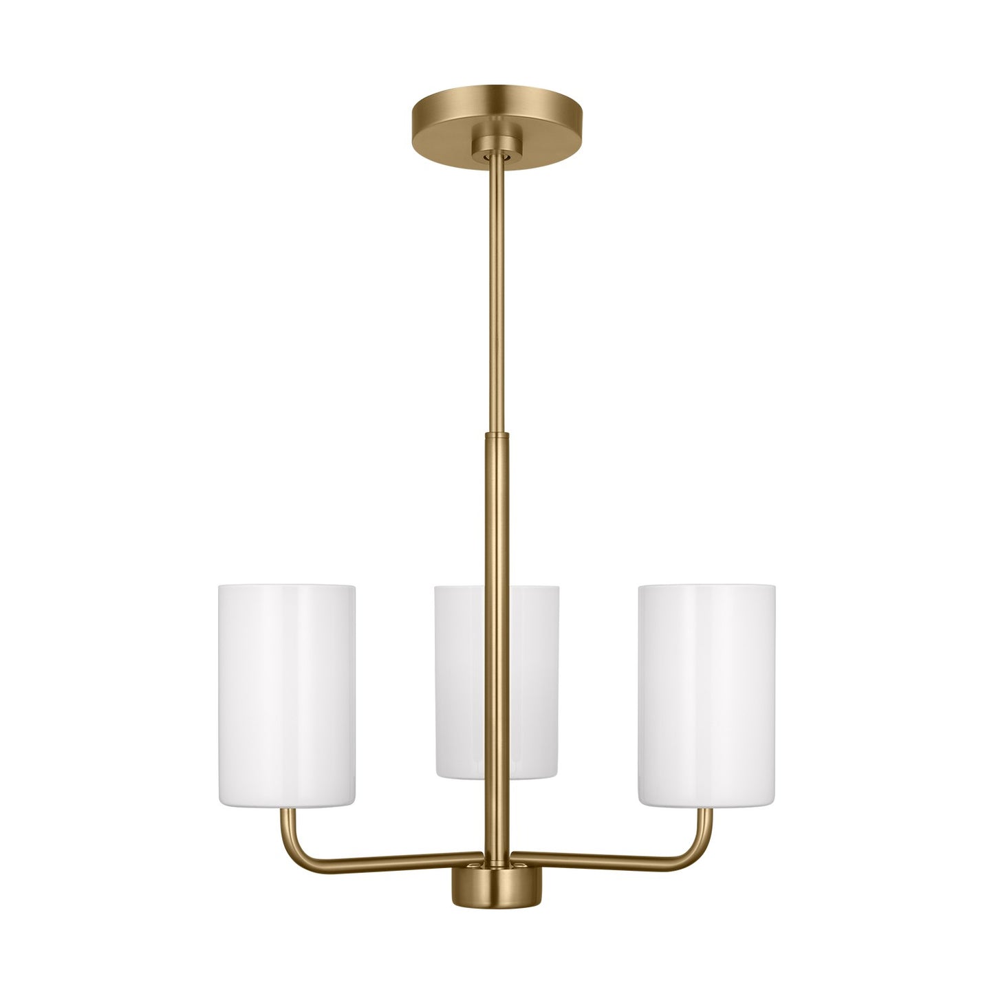 Generation Lighting - GLC1003SB - Three Light Chandelier - Rhett - Satin Bronze
