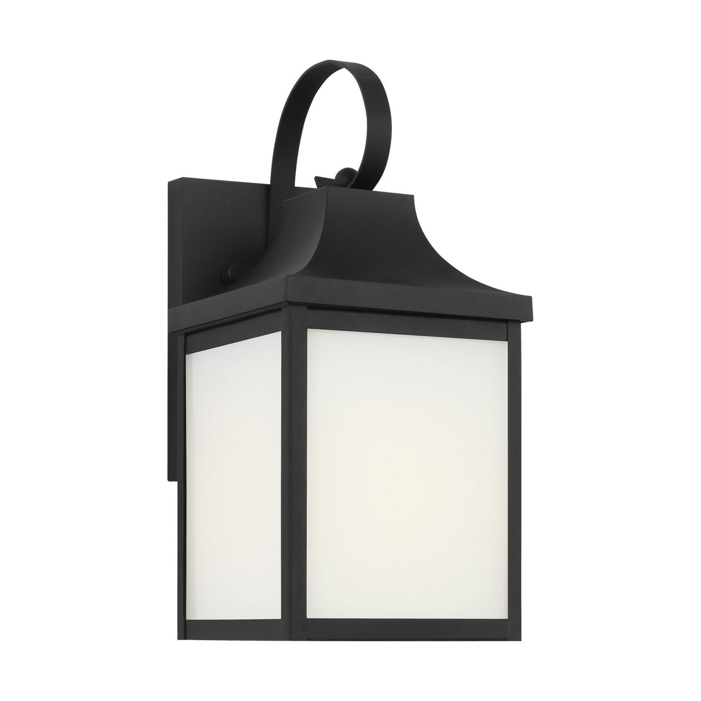 Generation Lighting - GLO1011TXB - One Light Outdoor Lantern - Say brook - Textured Black