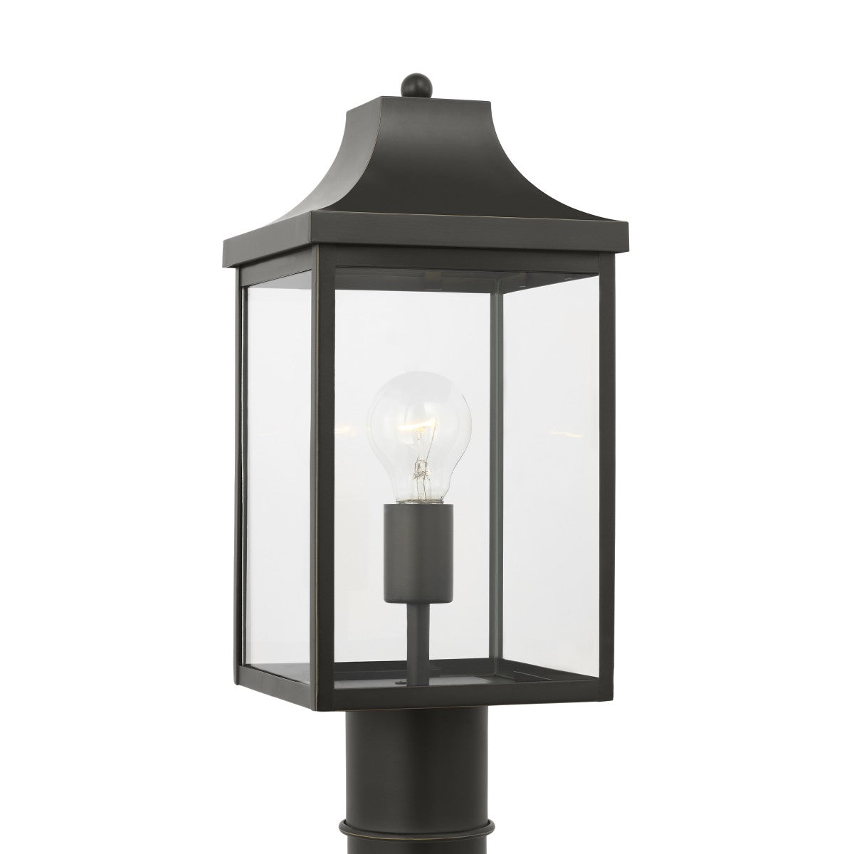 Say brook One Light Post Mount in Antique Bronze