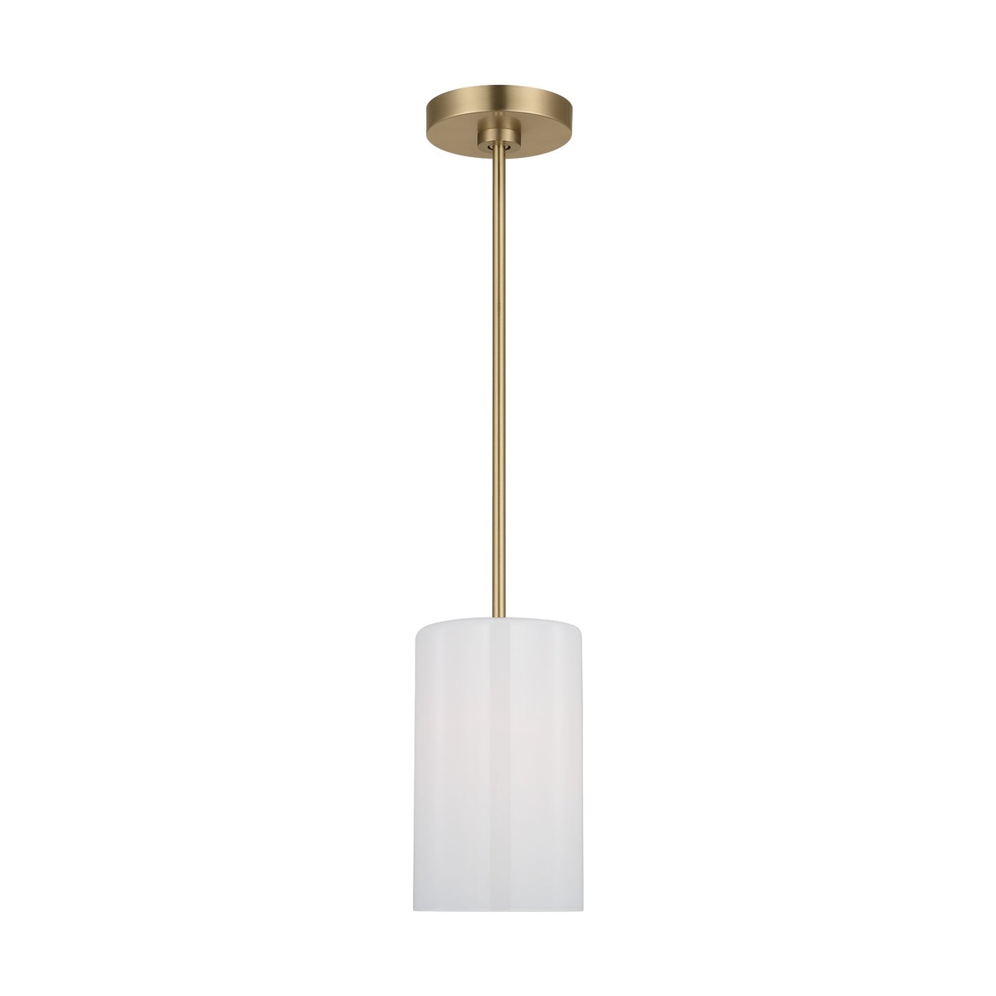 Rhett One Light Mini Pendant in Satin Brass