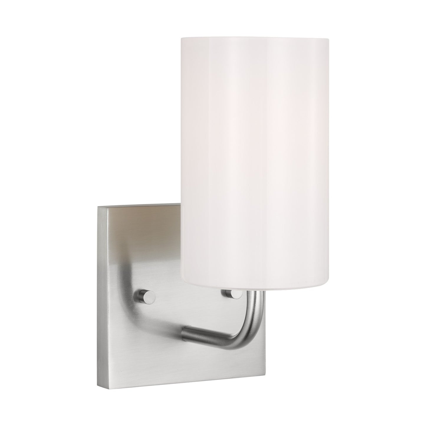 Rhett One Light Vanity in Brushed Steel