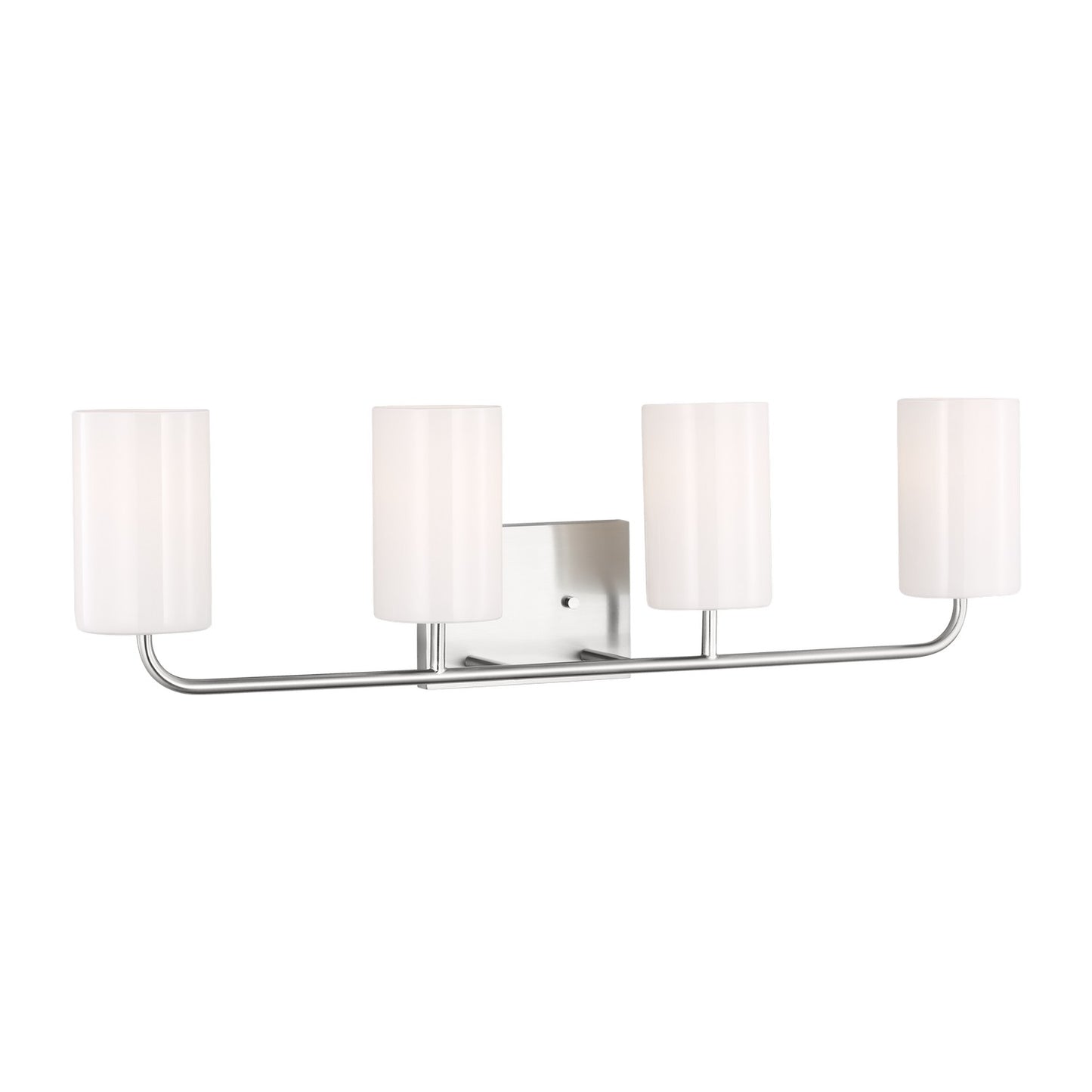 Generation Lighting - GLV1004BS - Four Light Vanity - Rhett - Brushed Steel