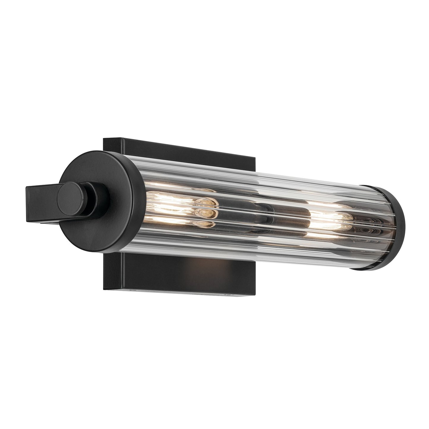 Azores Two Light Wall Sconce in Black