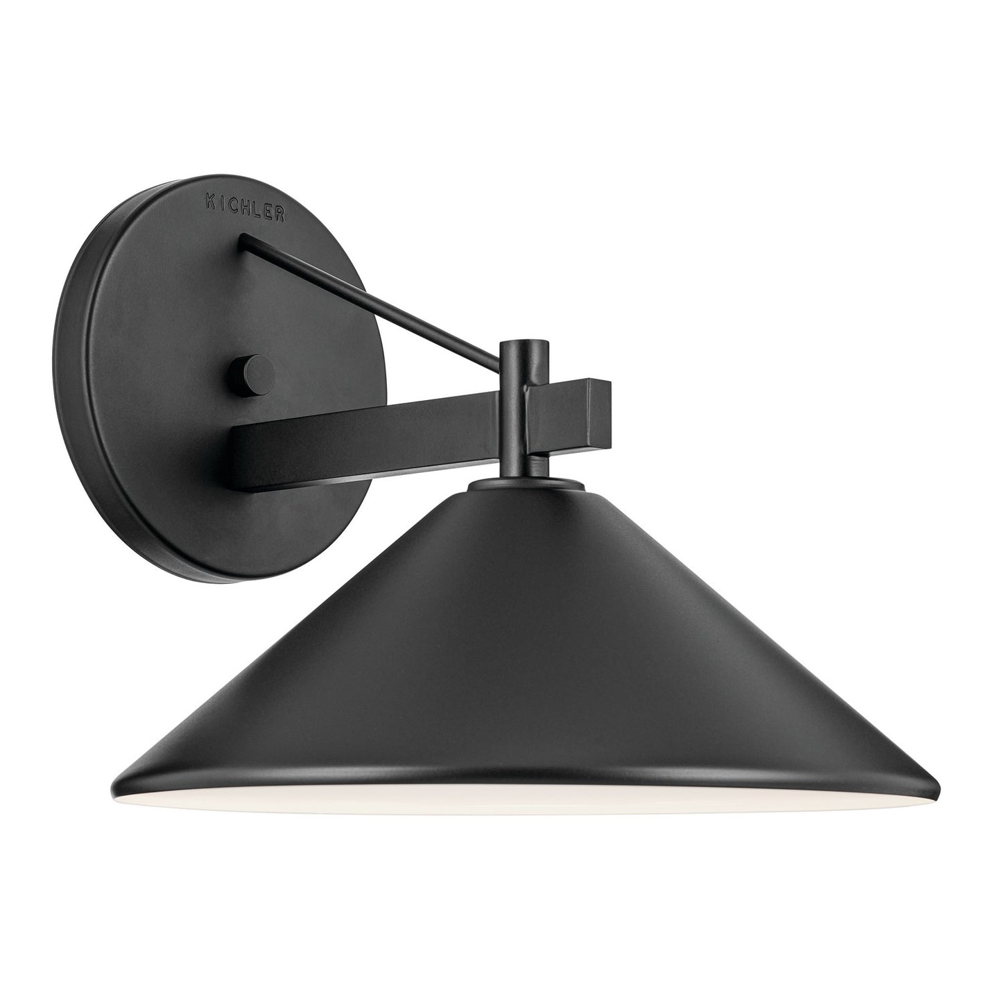 Ripley One Light Outdoor Wall Mount in Black