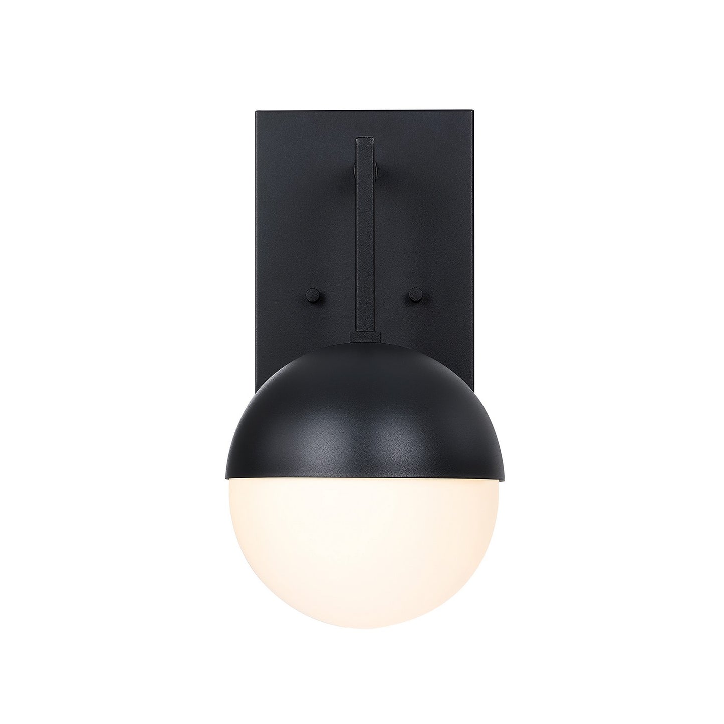 Pineview One Light Outdoor Wall Sconce in Black