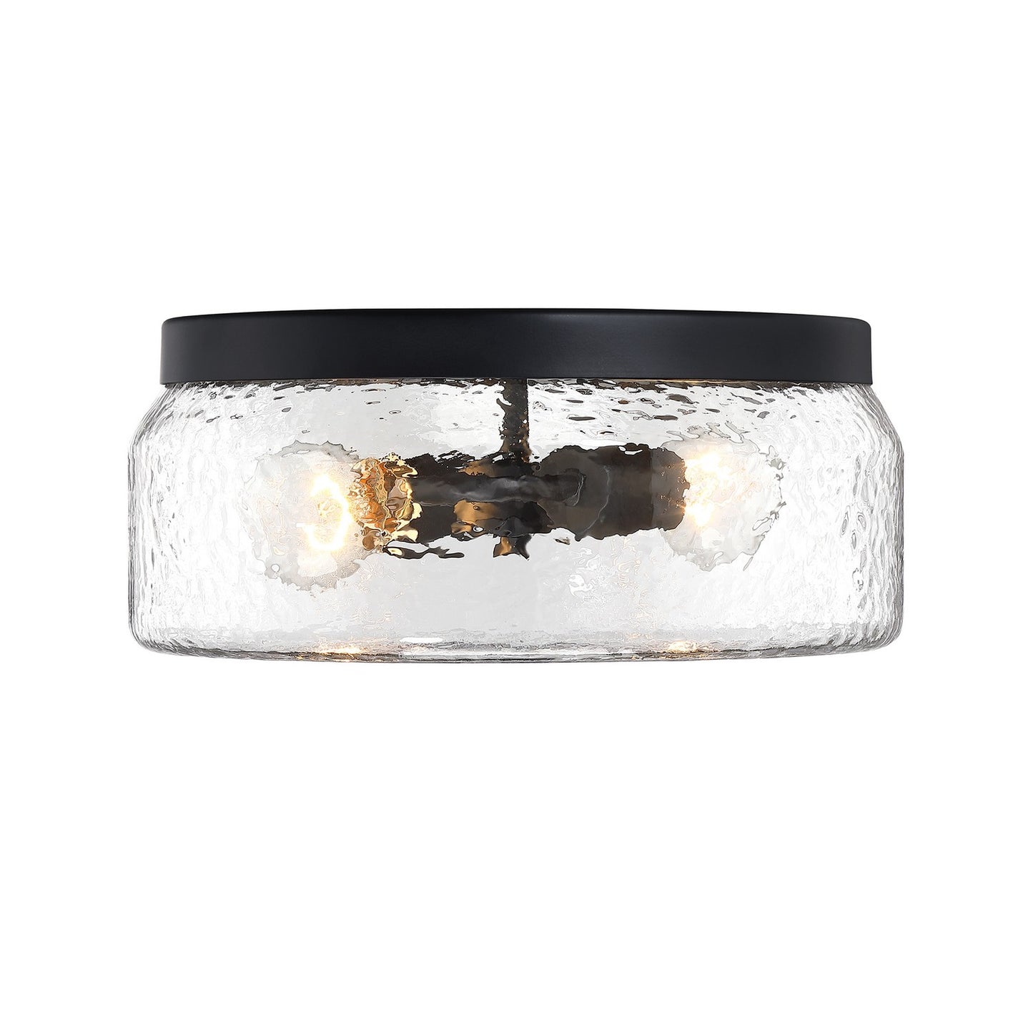 Rose Marie Two Light Island Pendant in Matte Black