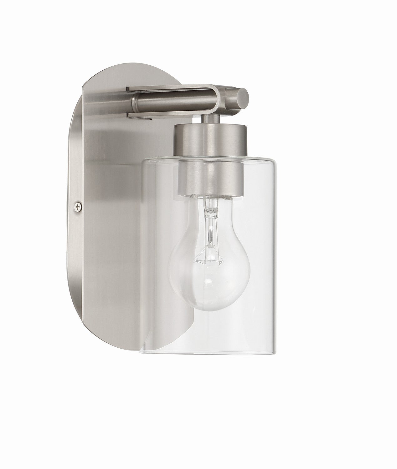 Hendrix One Light Wall Sconce in Brushed Polished Nickel