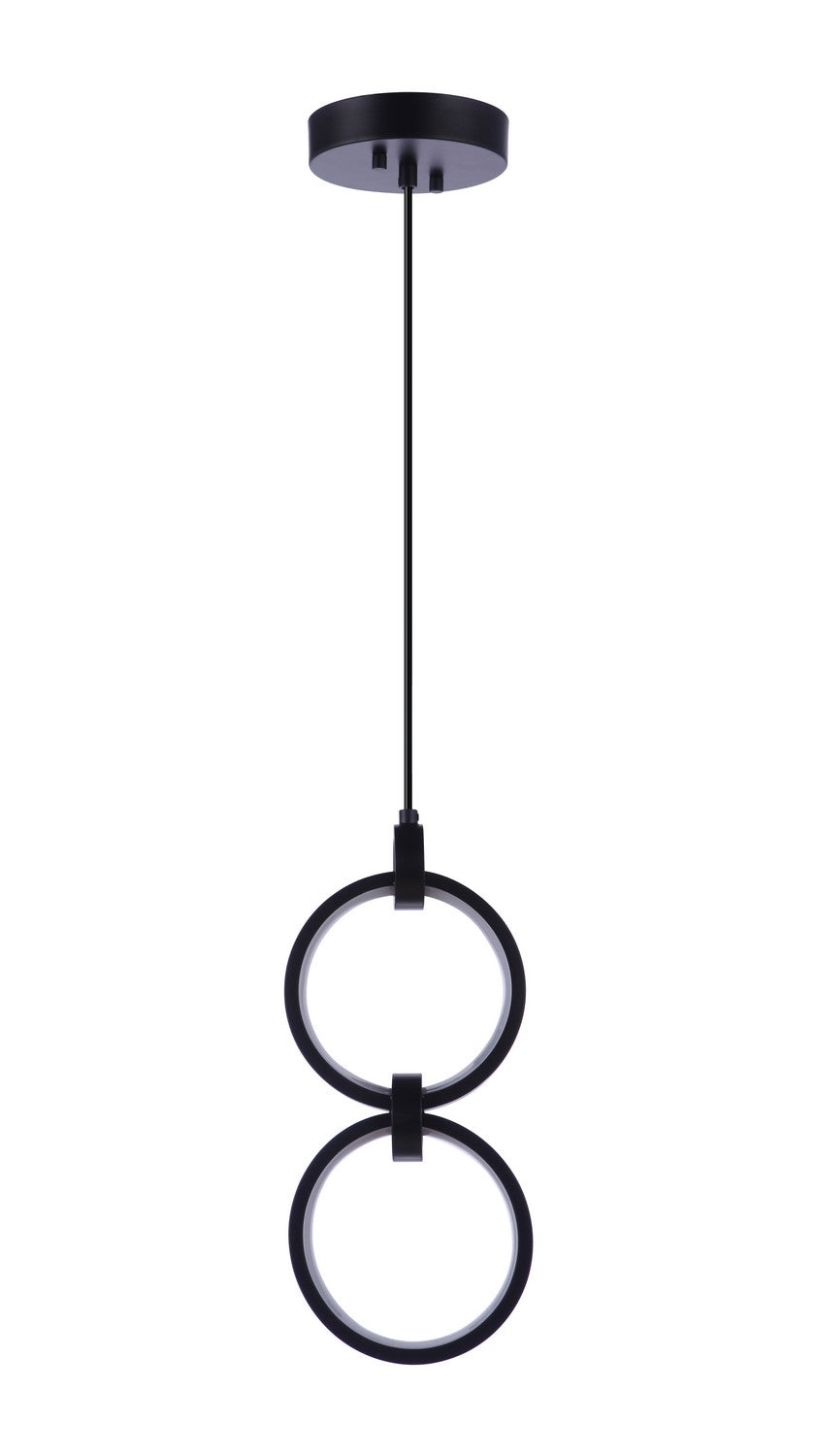 Context LED Pendant in Flat Black