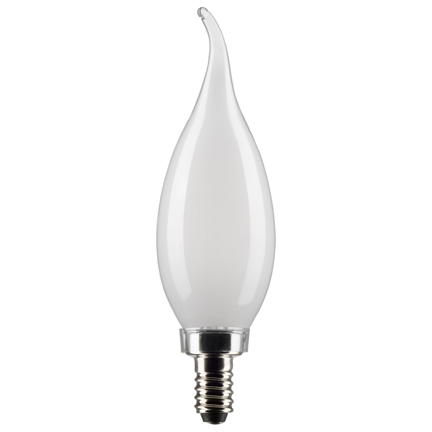 Satco 5.5W CA10 LED – E12 base, 500 lumens, 5000K Daylight (S21884)
