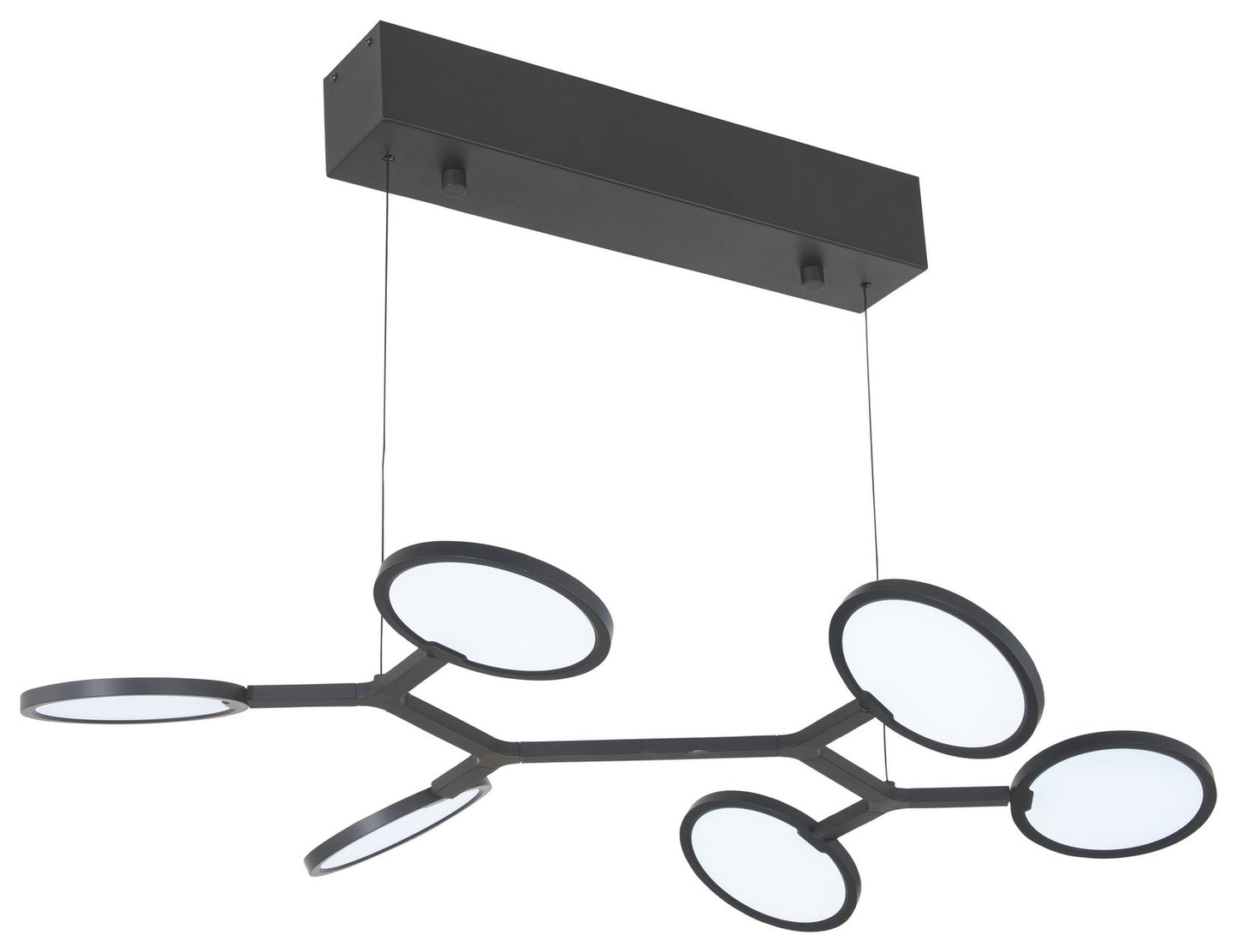 Bandalore LED Pendant in Coal Black