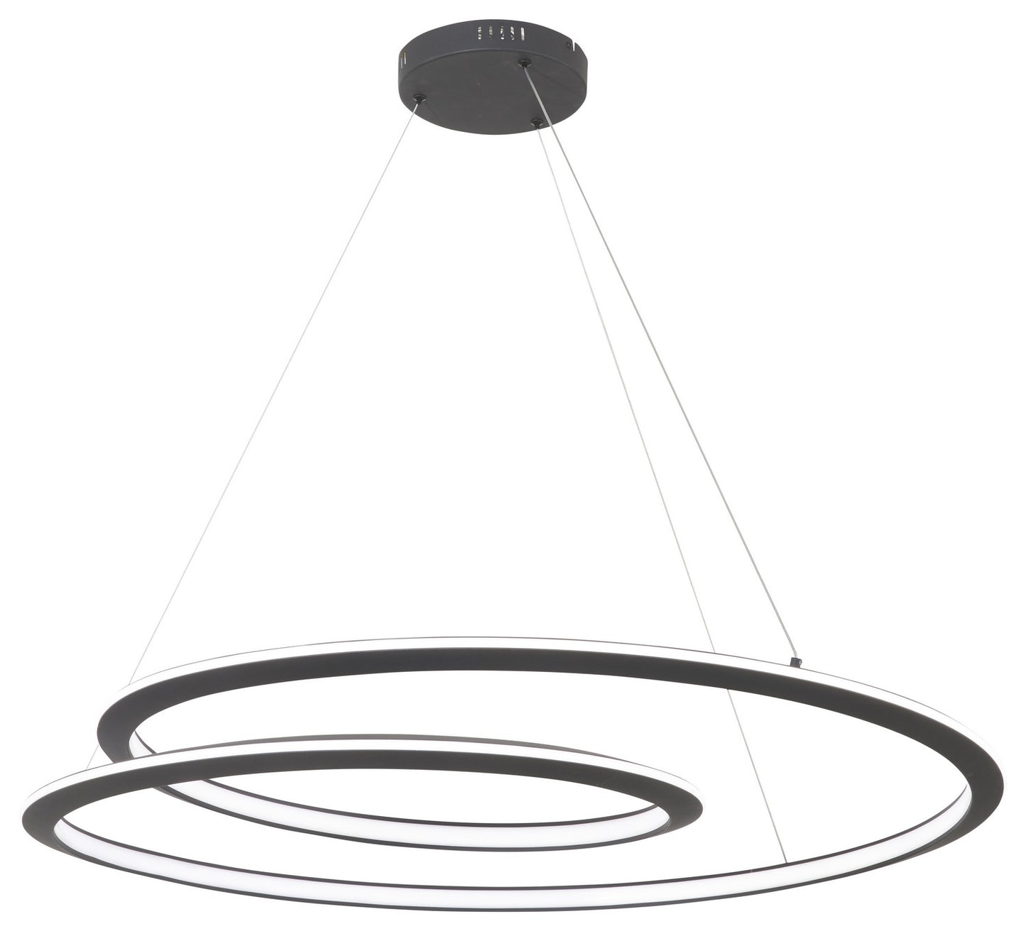 Infinite LED Pendant in Sand Coal Black
