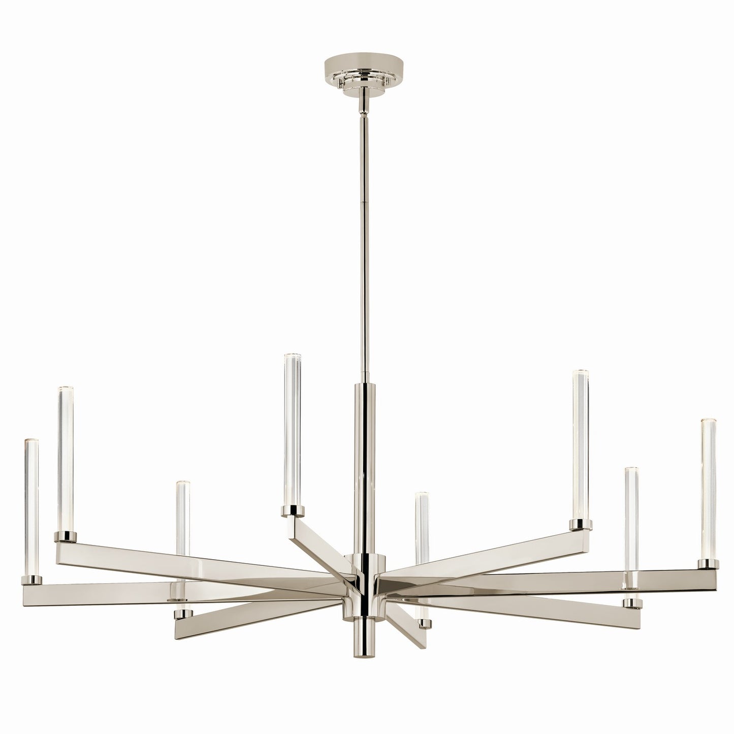 Sycara LED Chandelier in Polished Nickel
