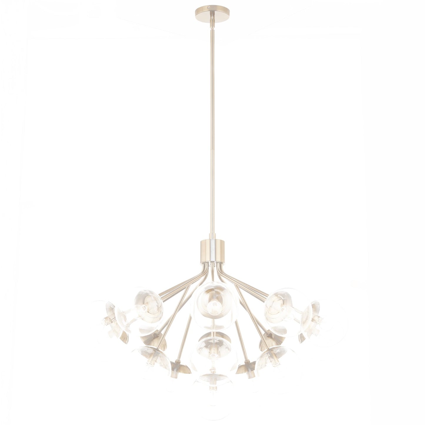 Silvarious 16 Light Chandelier Convertible in Champagne Bronze