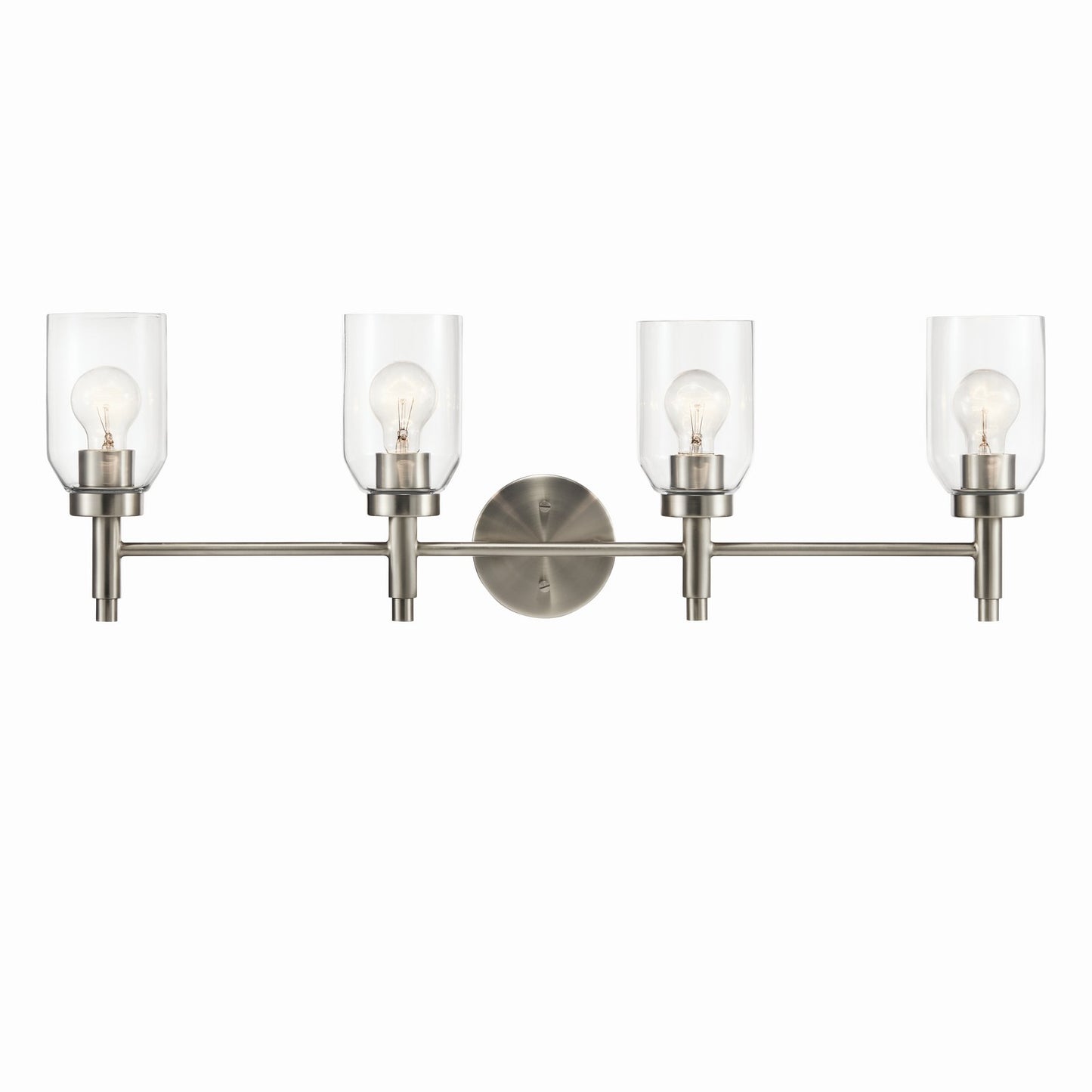 Madden Four Light Vanity in Brushed Nickel