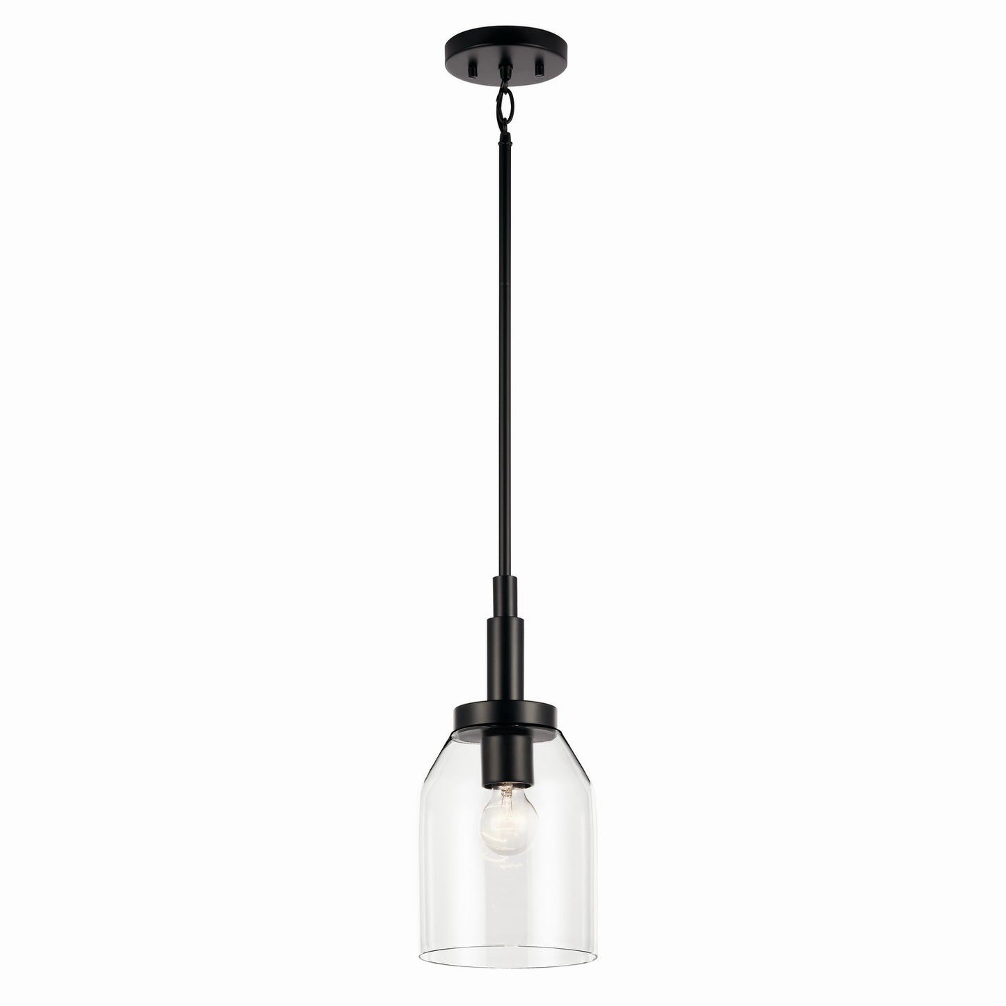 Madden One Light Mini Pendant in Black
