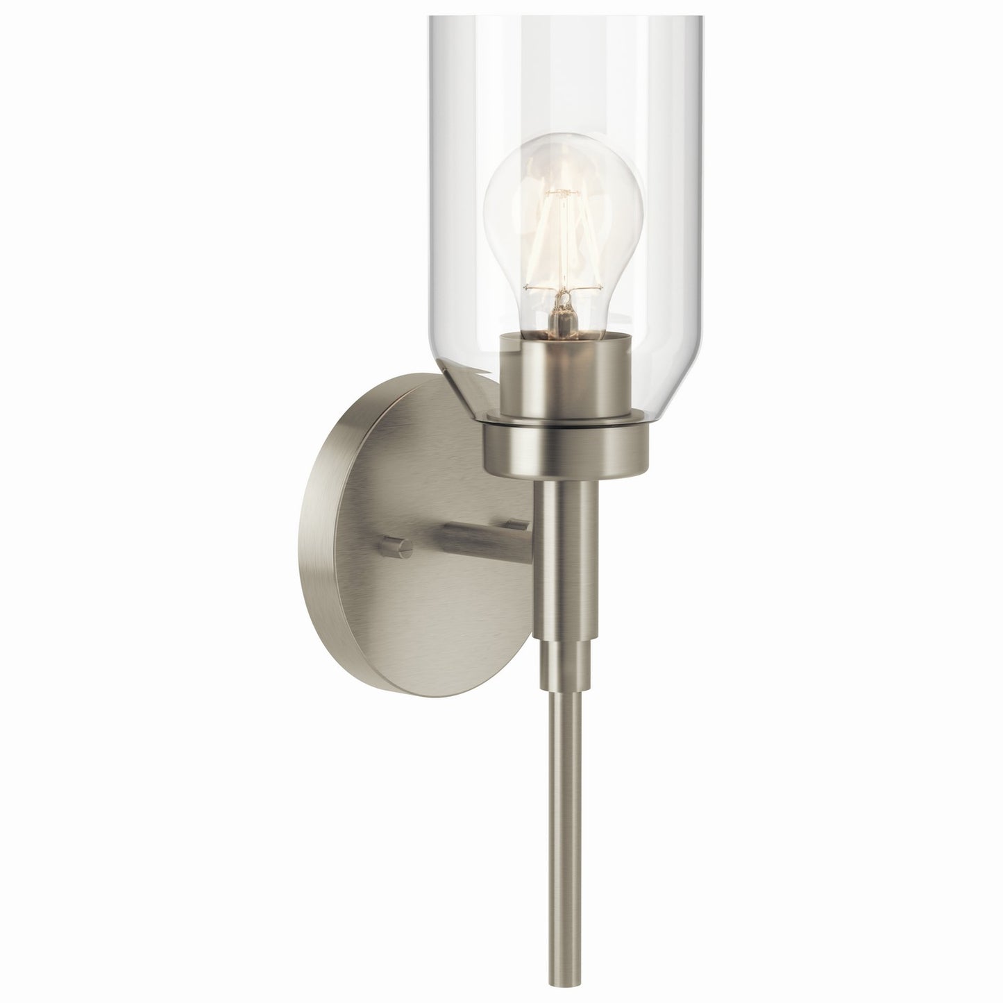 Madden One Light Wall Sconce in Brushed Nickel