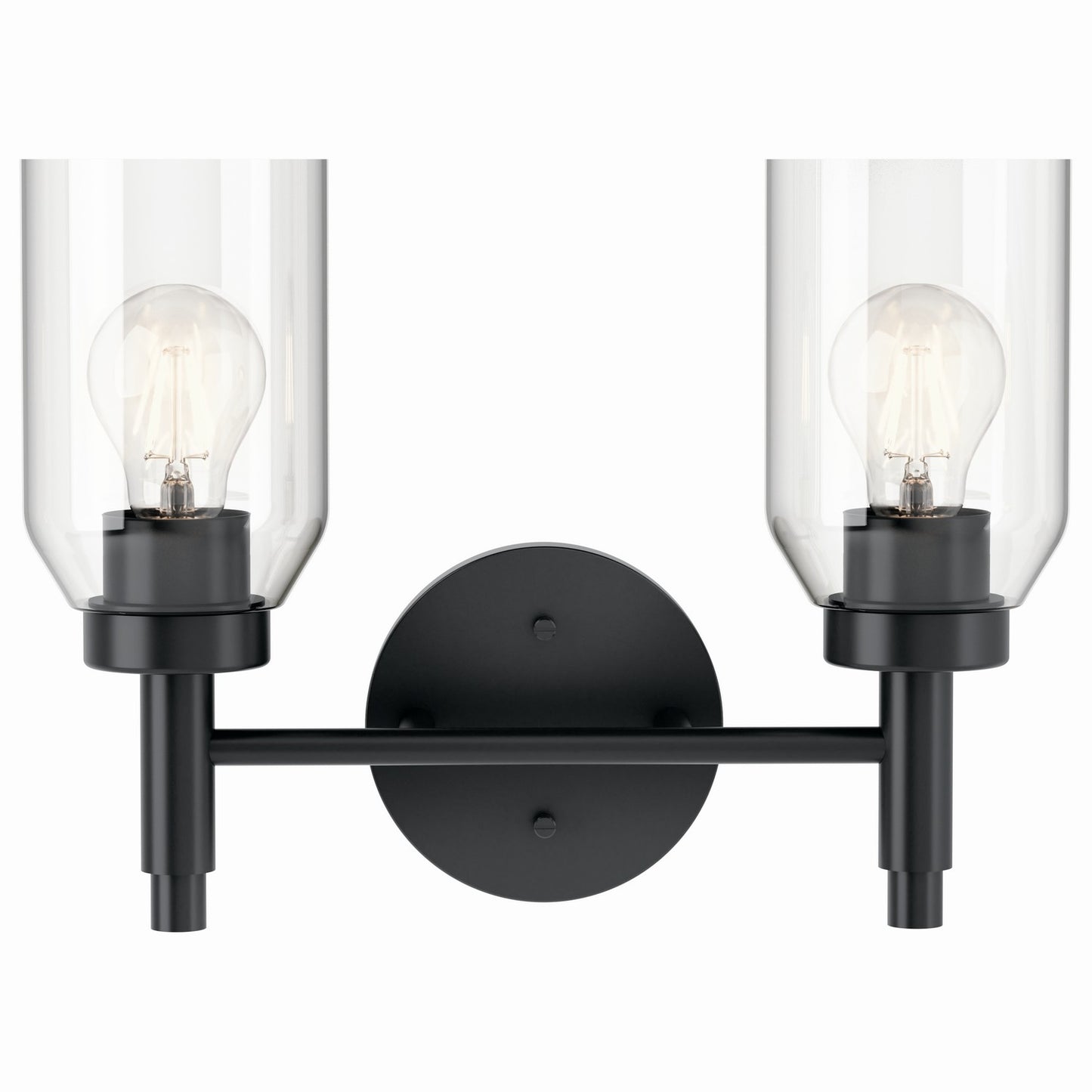 Madden Two Light Vanity in Black
