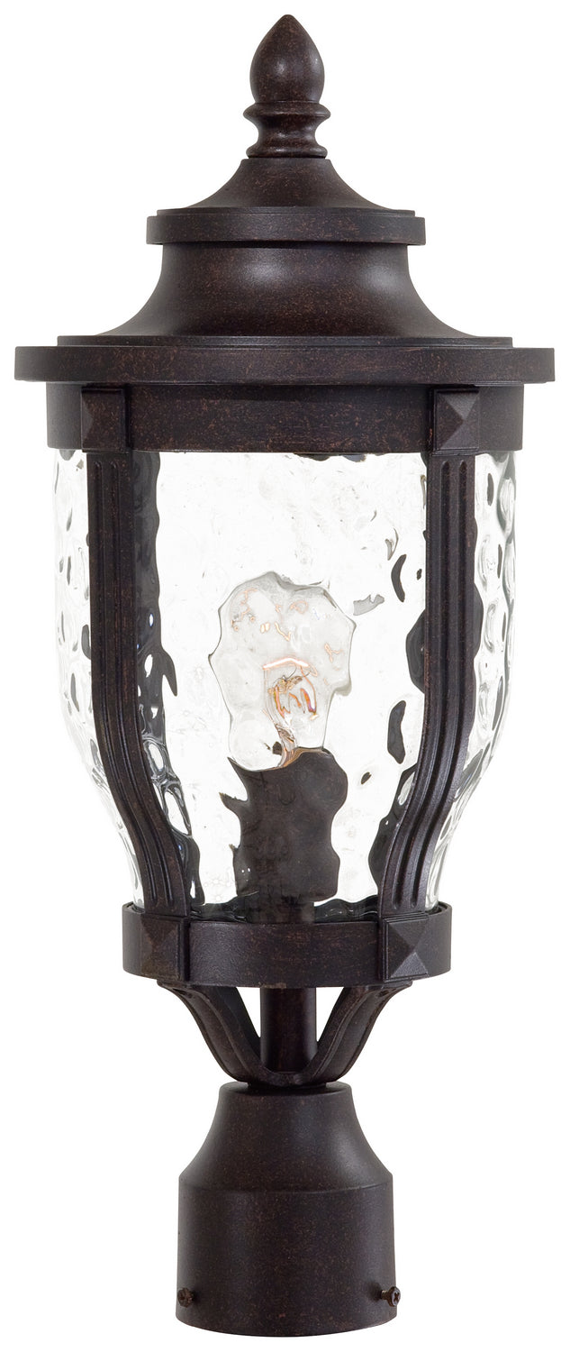 Merrimack One Light Post Mount in Corona Bronze
