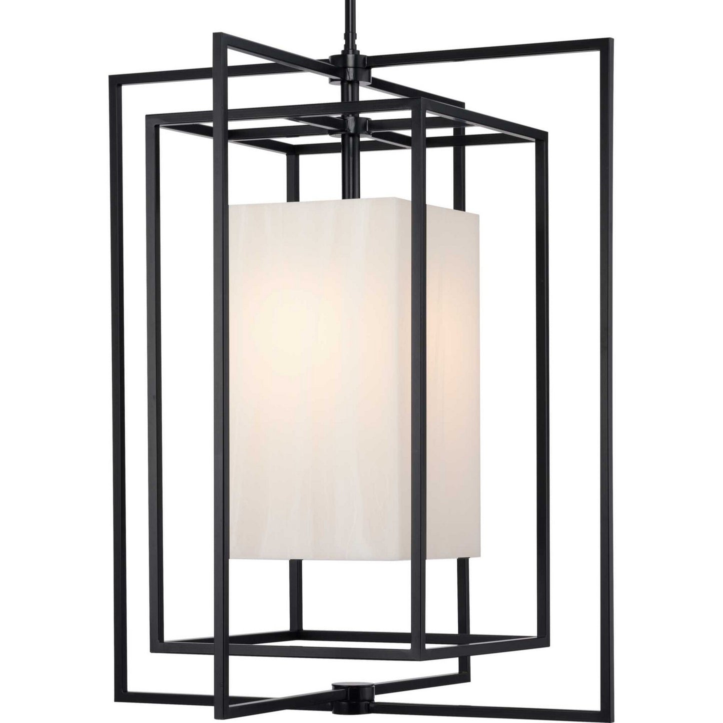 Point Dume-Shadmore One Light Outdoor Pendant in Matte Black