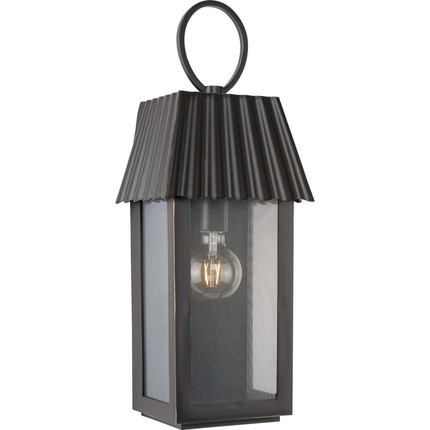 Point Dume-Hook Pond One Light Outdoor Wall Lantern in Oil Rubbed Bronze