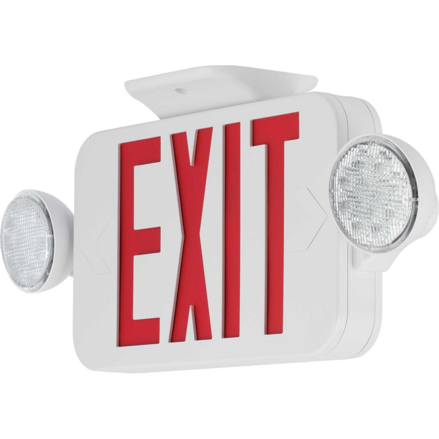 Exit Signs LED Combination Exit/Emergency Light in White