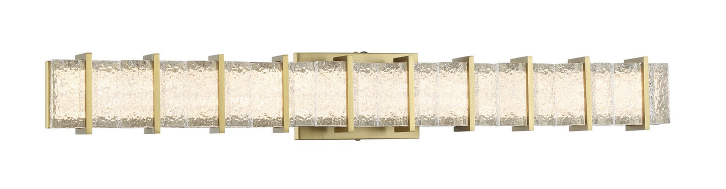 Sevryn LED Bath Vanity Light in Soft Brass