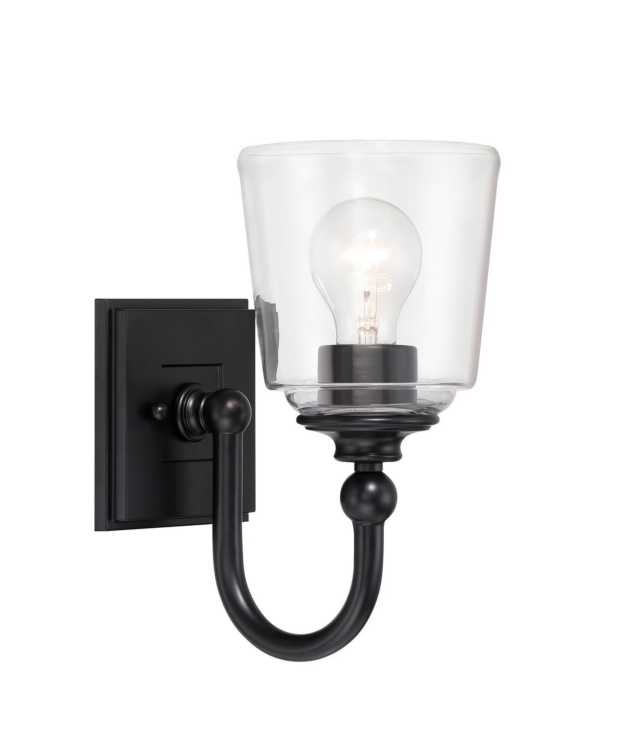 Antonia One Light Bath Vanity in Coal Black