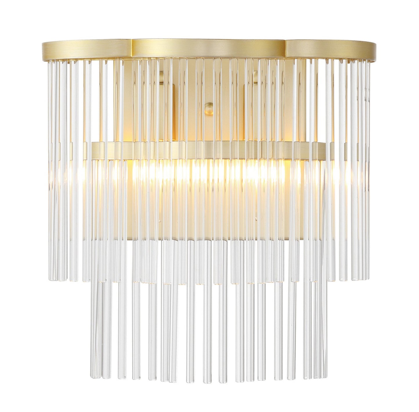 Azura Two Light Wall Sconce in Heirloom Brass