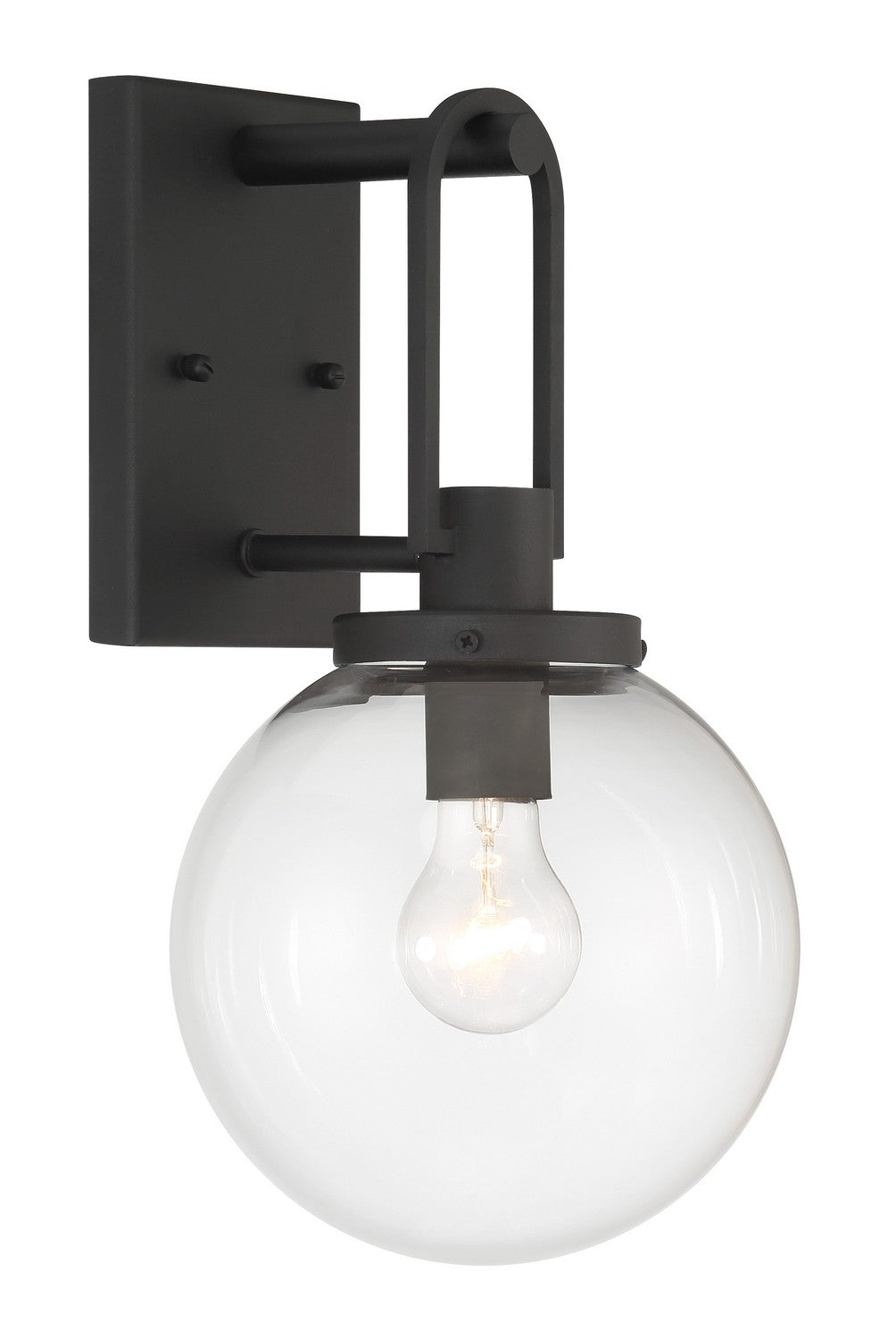 Wenston One Light Outdoor Wall Mount in Sand Coal