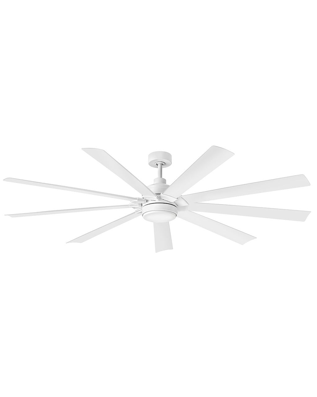 Turbine 80"Ceiling Fan in Chalk White