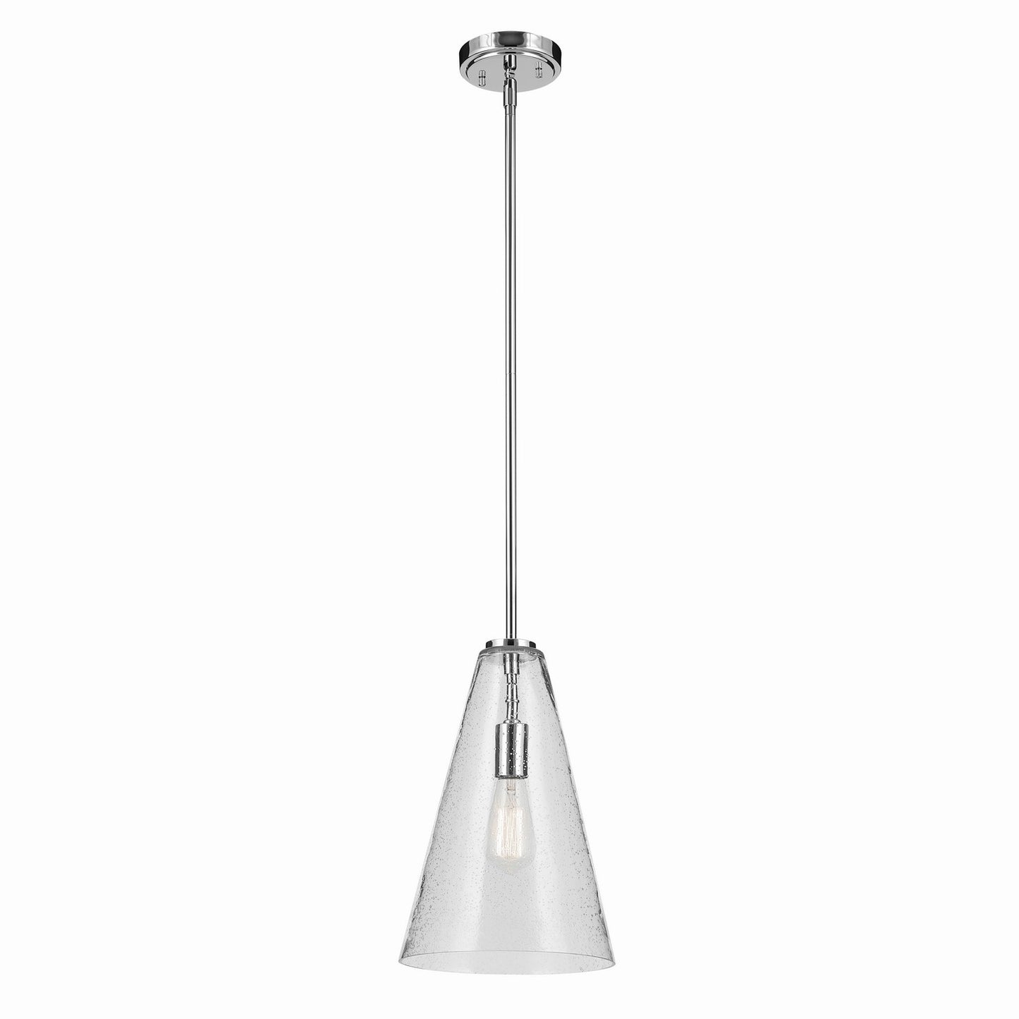Everly One Light Pendant in Chrome