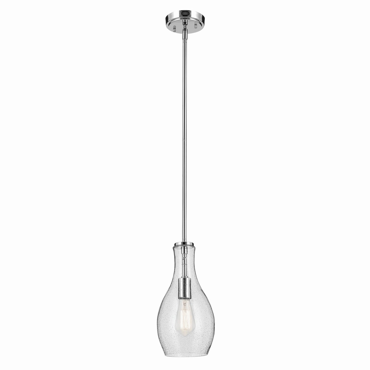 Everly One Light Pendant in Chrome