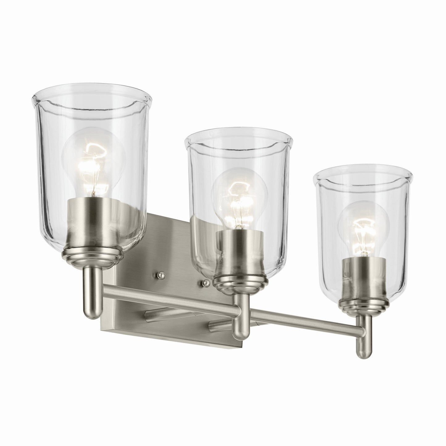 Shailene Three Light Bath in Brushed Nickel