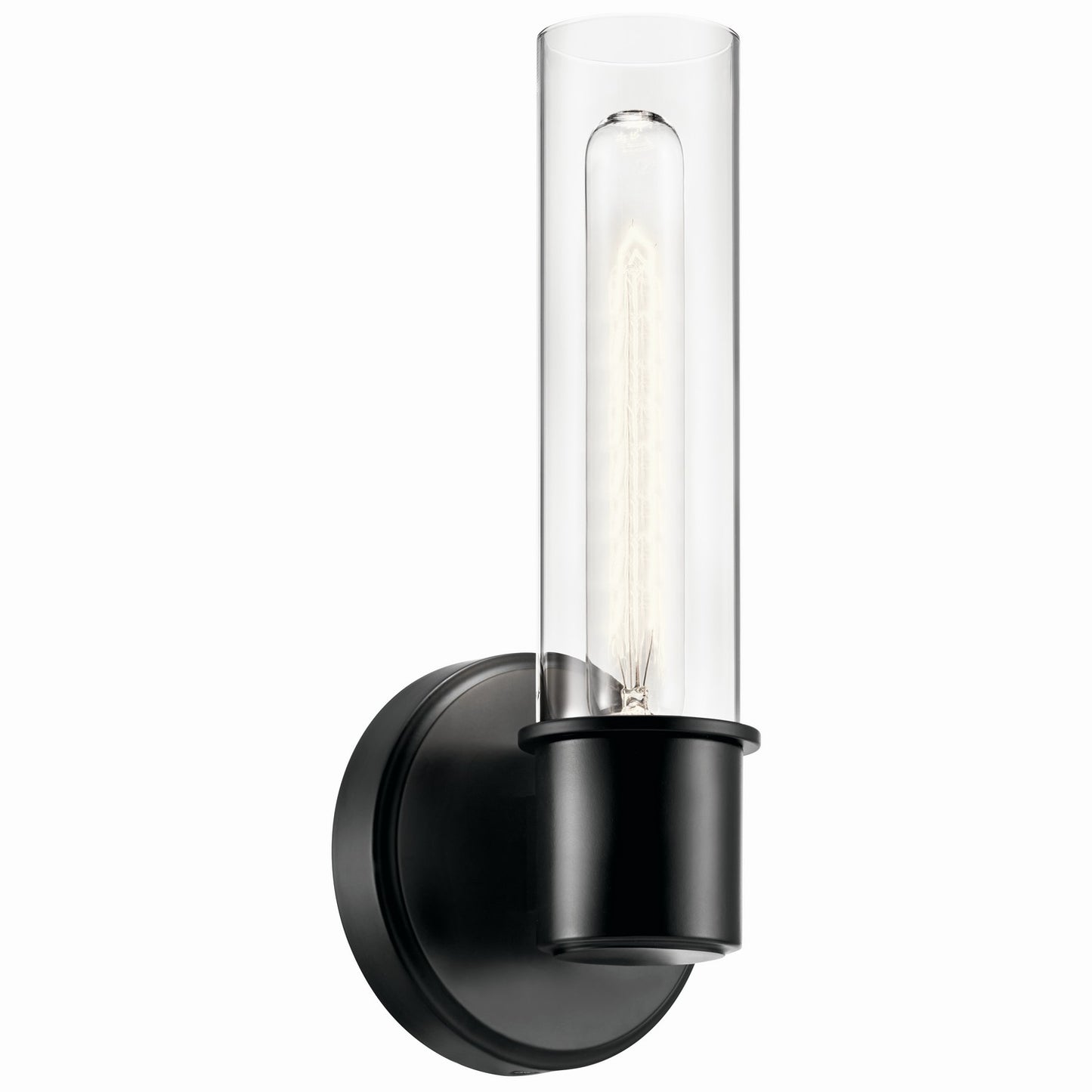 Aviv One Light Wall Sconce in Black