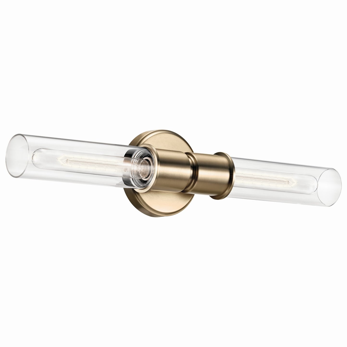 Aviv Two Light Wall Sconce in Champagne Bronze
