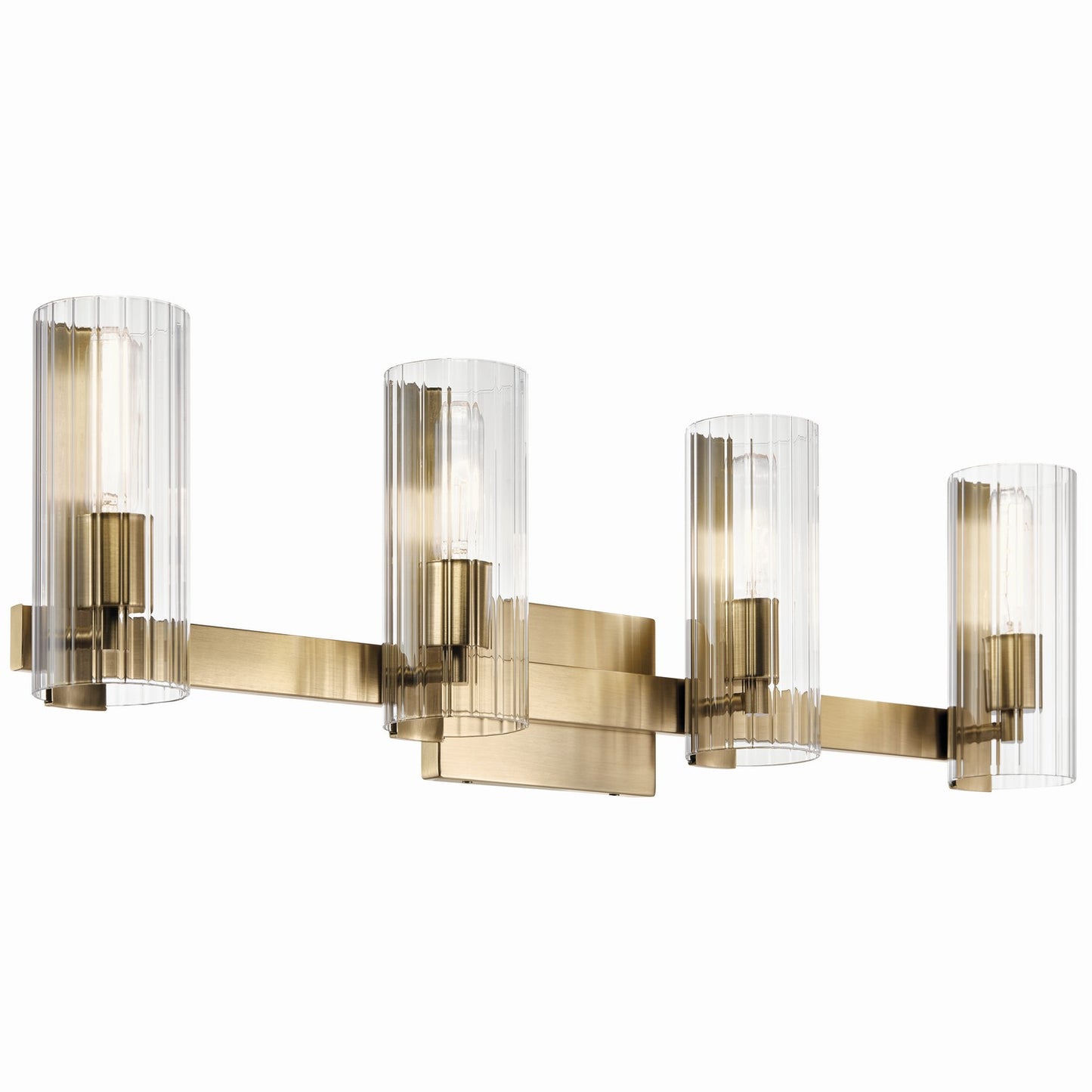 Jemsa Four Light Vanity in Champagne Bronze