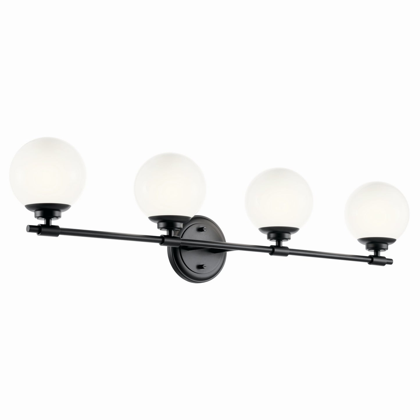 Benno Four Light Vanity in Black